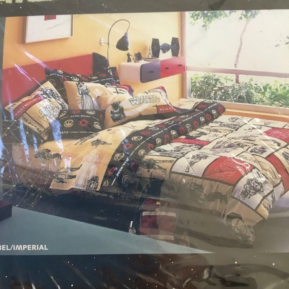 Star Wars VTG 1998 Rebel/Imperial Twin Sheet Set - Picture 3 of 6